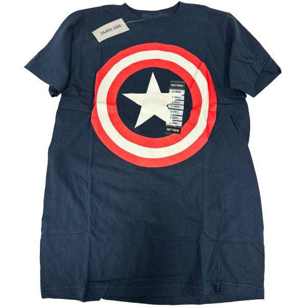 Captain Marvel T-Shirts - Adult Size - 36/Case - Estimated Sizes Per Case: 1XS-9S-13M-9L-3XL-1XXL - $126.00 Per Case