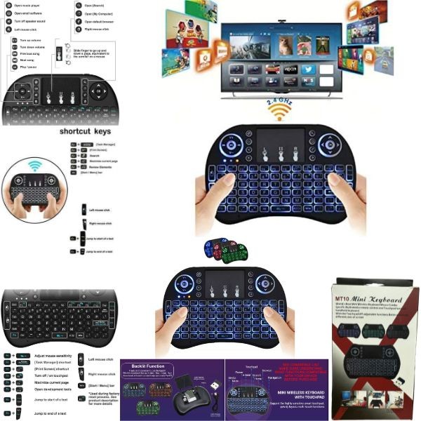 The Mini Keyboard - Worlds Smallest Wireless Keyboard And Mouse Set - Packaging Has Slight Damaging - 6 For $30.00