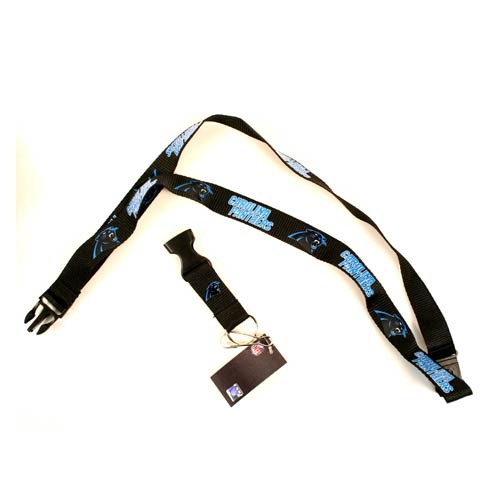 Carolina Panthers Lanyards - With Neck Release - (Pattern May Be Different Than Pictured) - 12 For $30.00 - Wholesale Carolina Panthers Products - Carolina Football