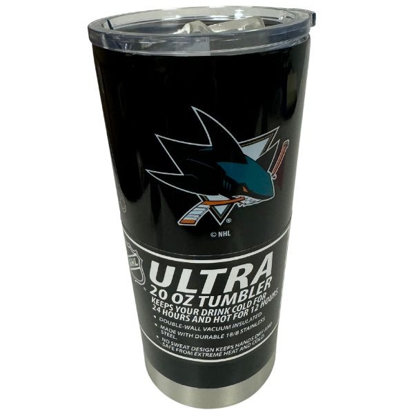 San Jose Sharks Hockey - 20OZ Gameday Ultra Tumbler - Stainless Steel - 4 For $30.00 - San Jose Sharks