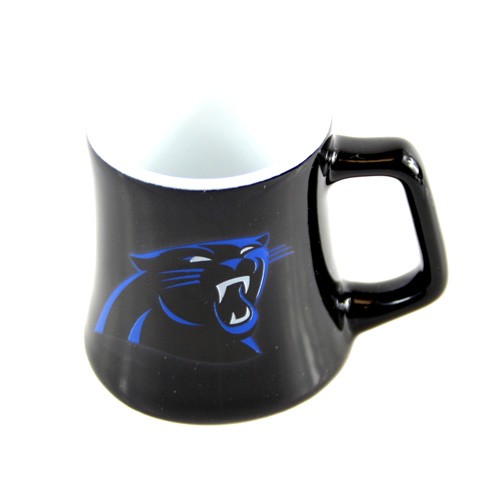 Carolina Panthers Mini Mugs - SERIES2 - Ceramic 2OZ Shot Mugs - 12 For $36.00 - Wholesale Carolina Panthers Products - Carolina Football
