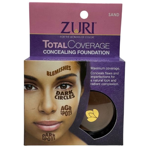 Zuri Cosmetic - Concealing Foundation - SAND - For Total Coverage - #16764 - 24 For $24.00