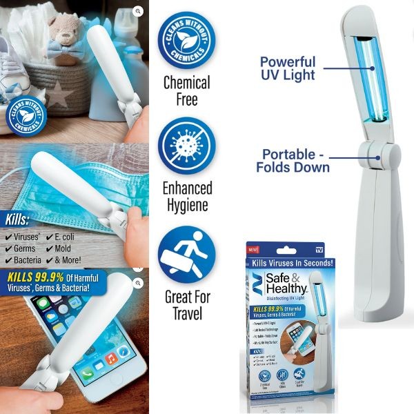 As Seen On TV - The Safe And Healthy UV Wand - Kills 99.9% Of Germs On All Surfaces - 36 For $36.00 - Wholesale As Seen On TV Merchandise