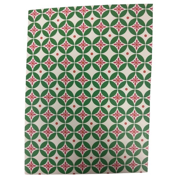 Amy Ruth Designs - 2Pack High Gloss Fashion Folders - Circle Flower Design - 36 For $23.40