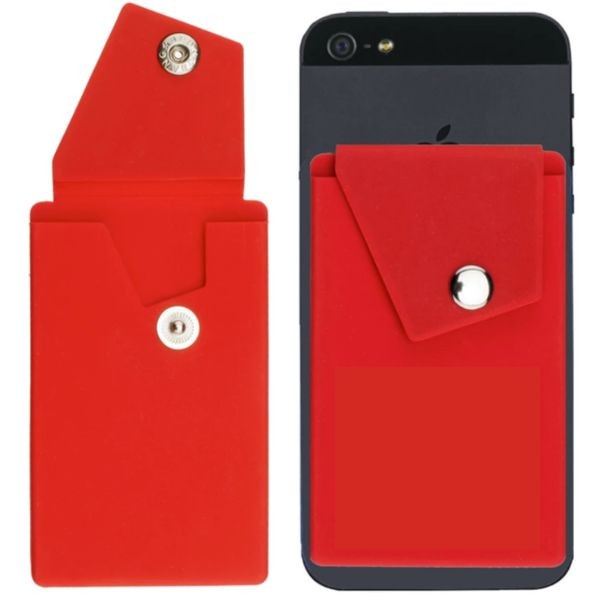 The Red Snap - Silicone Mobile Phone Pocket - Snap Tite - 3M Adhesive - 48 For $26.40