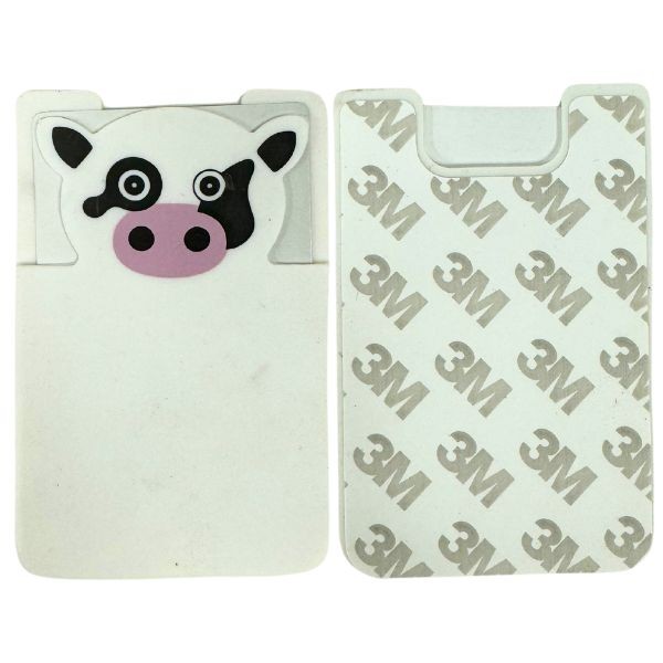 The COW - Silicone Mobile Phone Wallet - With 3M Adhesive - 60 For $30.00