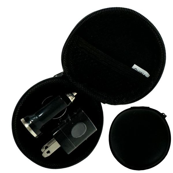 USB Adapter 2PC Set - Comes With Zippered Protective Case - 24 For $24.00