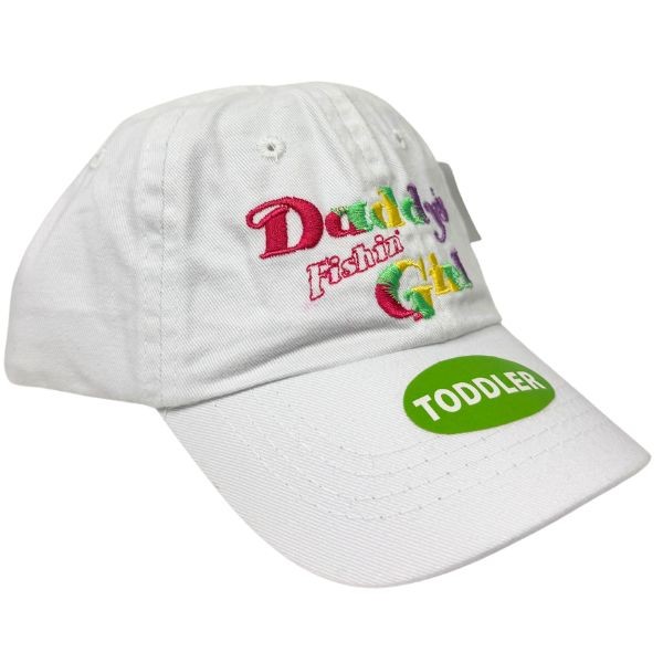 Daddy's Fishin Girl - Toddler Size Fashion Caps - Velcro Closure - 12 Caps For $24.00