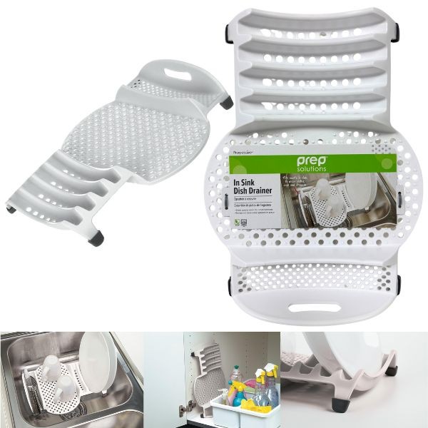 Prep Solutions - In Sink Dish Drainer - Space Saver - 6 For $21.00