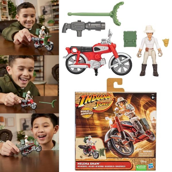 Indiana Jones - Disney Toys - Worlds Of Adventure - Helena Shaw Collectible Toy - 6 For $36.00