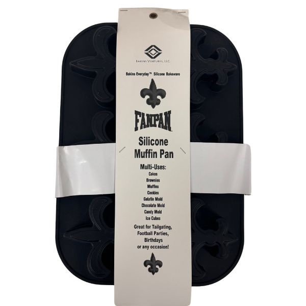 New Orleans Saints - Silicone Baking Pan - High Heat Resistant - Bake Your Team Spirit - 6 For $21.00 - Wholesale New Orleans Saints Product - Saints Merchandise 2