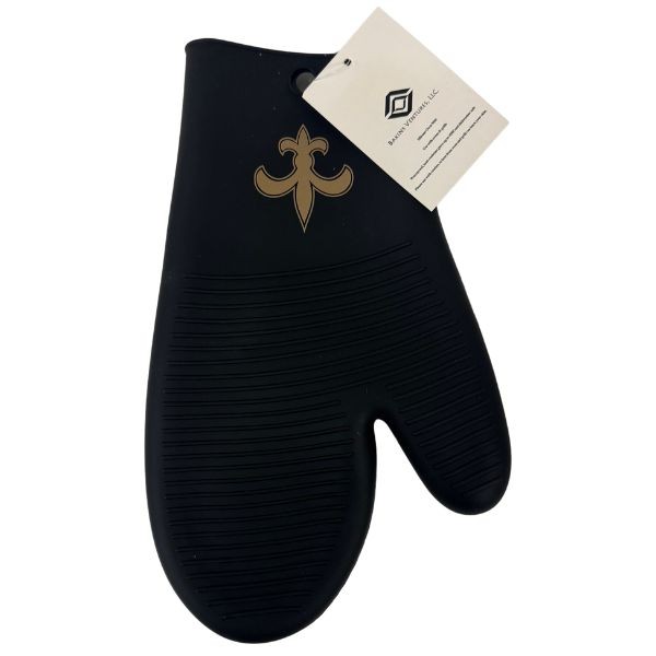 New Orleans Saints Gear - High Heat Silicone Grilling Mitt - 6 For $21.00 - Wholesale New Orleans Saints Product - Saints Merchandise