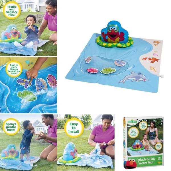 Sesame Street Gear - Splash And Play Water Mat - 4 For $30.00
