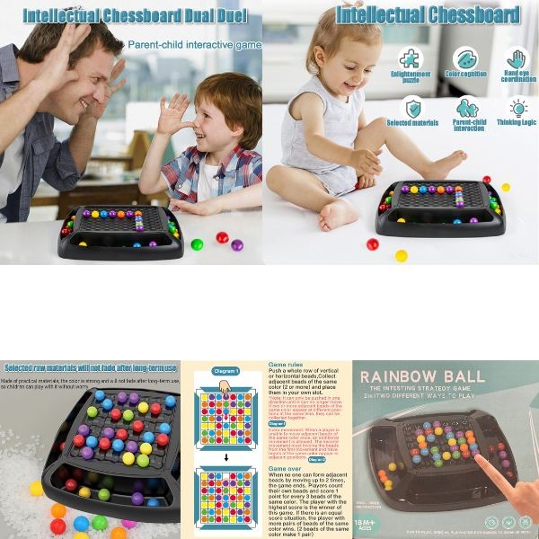Rainbow Ball - The Intense Strategy Game - 2 Ways To Play - 12 For $30.00
