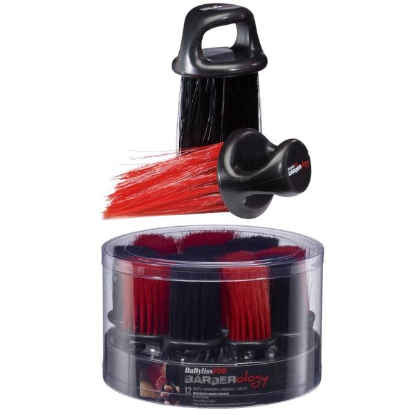 Bayliss Pro - The DUSTER - Barberology - 12PC Display Neck Duster Knuckle 5" Brushes - Counter Top Display - $36.00 Per Display