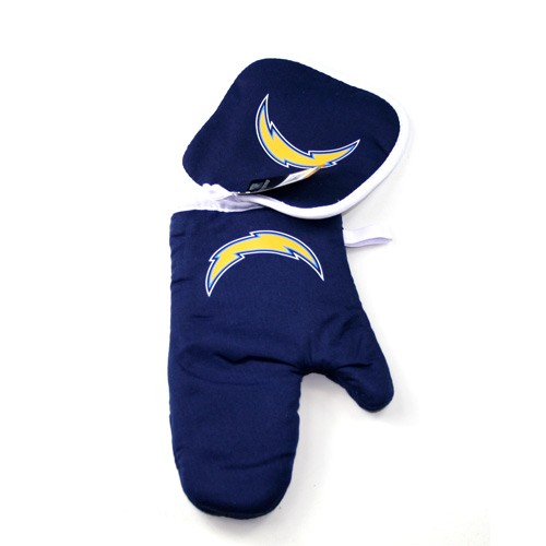 Chargers - Oven Mitt/Pot Holder Sets - 12 Sets For $48.00 - Wholesale Los Angeles Chargers Products - Chargers Merchandise 2