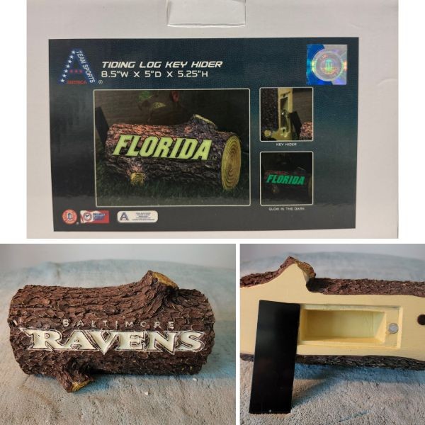 Florida Gators Team Gear - 8.5"X5"x5.25" - Glow In The Dark Tiding Log - The Hideaway Series - 6 For $30.00 - Florida Gators