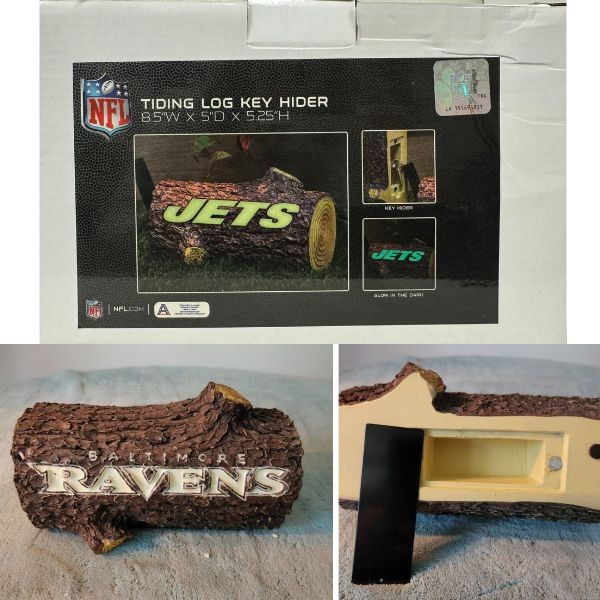 New York Jets Team Gear - 8.5"X5"x5.25" - Glow In The Dark Tiding Log - The Hideaway Series - 6 For $30.00 - Wholesale New York Jets Products - Jets Merchandise 2