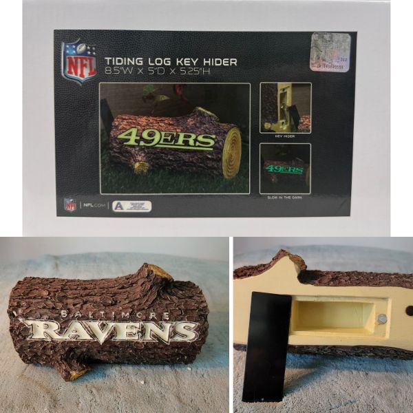 San Francisco 49ers Team Gear - 8.5"X5"x5.25" - Glow In The Dark Tiding Log - The Hideaway Series - 6 For $30.00 - Wholesale San Francisco 49ers Product - 49ers Merchandise