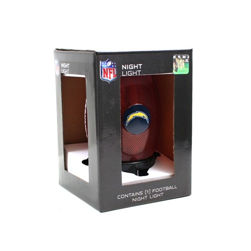 Chargers Night Light - 8" Table Top Football Style Night Light - 2 For $8.00 - Wholesale Los Angeles Chargers Products - Chargers Merchandise