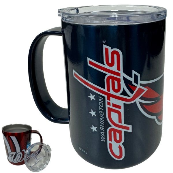 Washington Capitals Tumblers - 15OZ Stainless Steel Ultra Tumbler - 6 For $36.00 - Washington Capitals