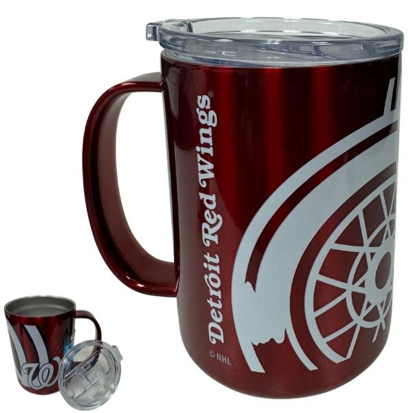 Detroit Red Wings Tumblers - 15OZ Stainless Steel Ultra Tumbler - 6 For $36.00 - Detroit Red Wings