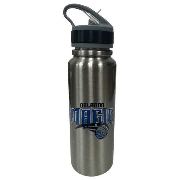 Orlando Magic Water Bottle - 25OZ Stainless Steel Flip-Top Team Logo - 6 For $36.00 - Orlando Magic