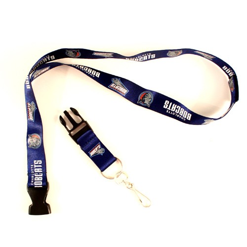 Charlotte Bobcats Lanyards - SOP Style - Velcro Enclosure - 12 For $24.00 - Charlotte Hornets
