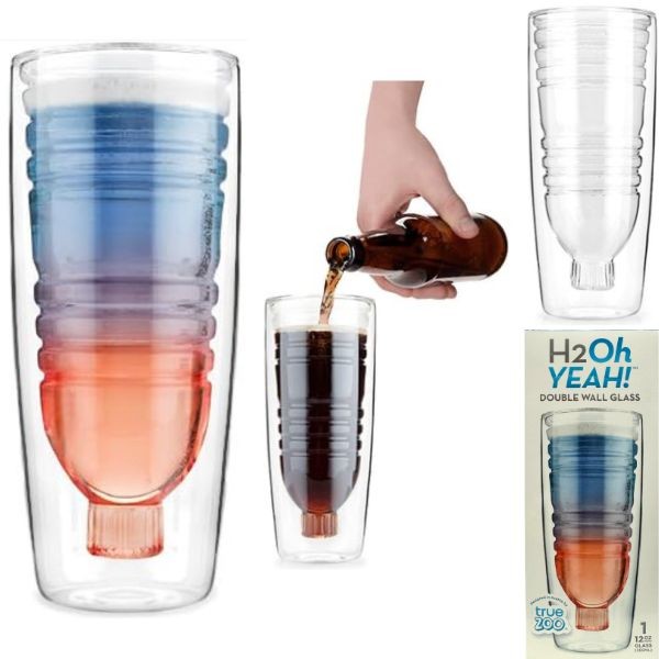 H2OH Yeah! - Double Walled 12OZ Tumbler - True Zoo Designs - Food And Microwave Safe - Hot/Cold - 12 For $36.00