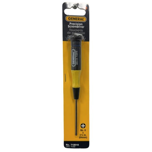 General Tool - 2.5" Precision Phillips Head Screwdriver - 24 For $24.00