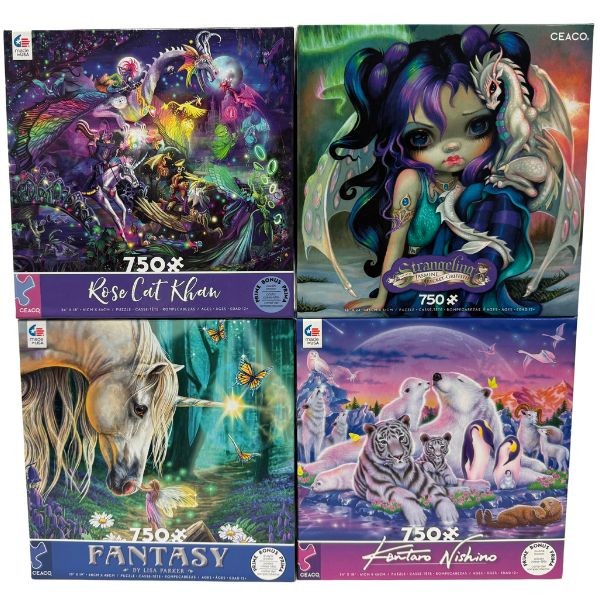 Wholesale Puzzles - 750PC - The Fantasy Series - Assortment Will Vary - 8 For $32.00
