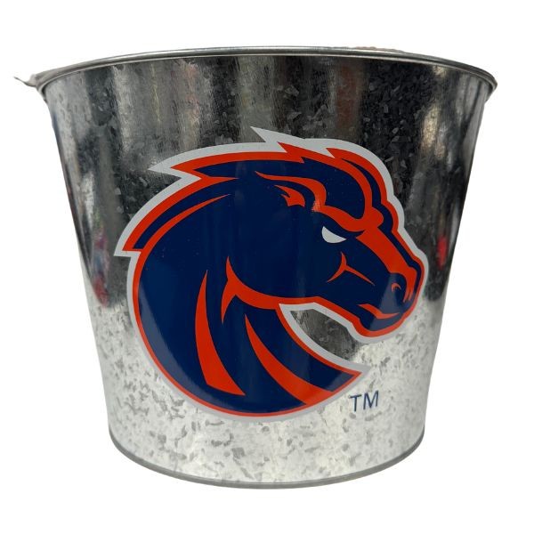 Boise State Beer Buckets - Galvanized Team Logo 5QT Style - 6 For $30.00 - Boise State