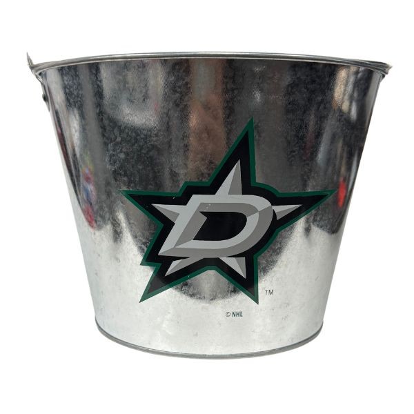 Dallas Stars Beer Buckets - Galvanized Team Logo 5QT Style - 6 For $30.00 - Dallas Stars