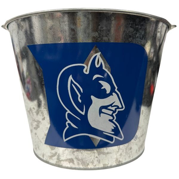 Duke Blue Devils Beer Buckets - Galvanized Team Logo 5QT Style - 6 For $30.00 - Duke