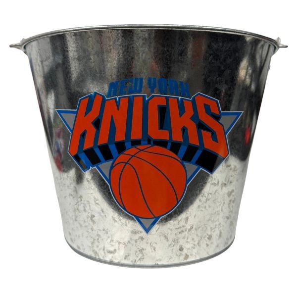 New York Knicks Beer Buckets - Galvanized Team Logo 5QT Style - 6 For $30.00 - New York Knicks