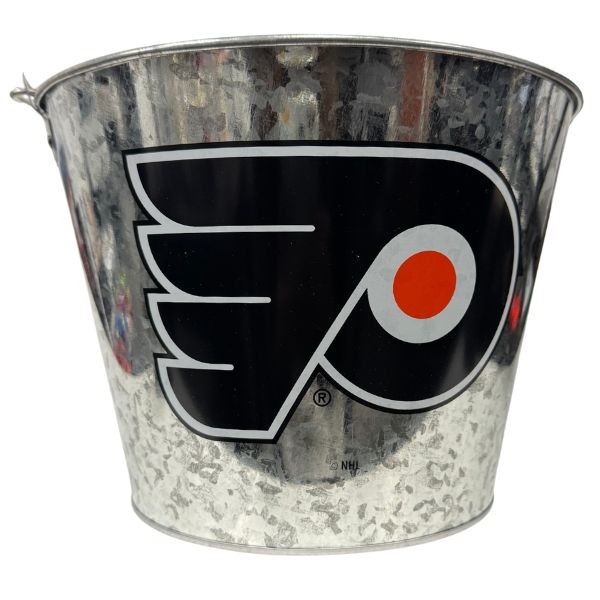 Philadelphia Flyers Beer Buckets - Galvanized Team Logo 5QT Style - 6 For $30.00 - Philadelphia Flyers