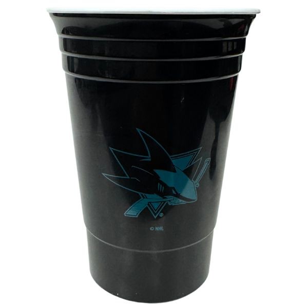 San Jose Sharks Gear - 16OZ Party Cup - Heavy Gauge - 24 For $24.00 - San Jose Sharks