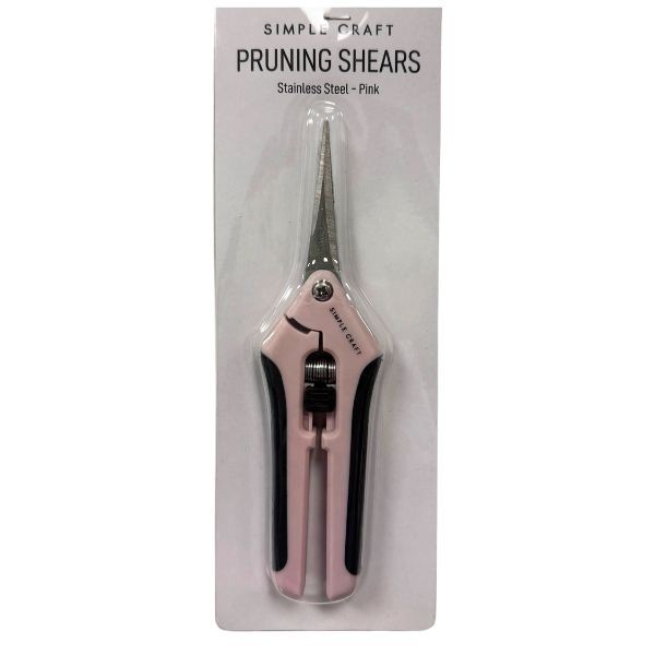 Simple Craft Precision Pruning Shears - PINK - Titanium Blade - 12 For $30.00