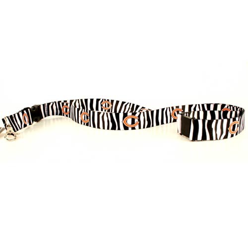 Chicago Bears - The ZEBRA Style Lanyards - 12 For $30.00 - Wholesale Chicago Bears Products - Bears Merchandise