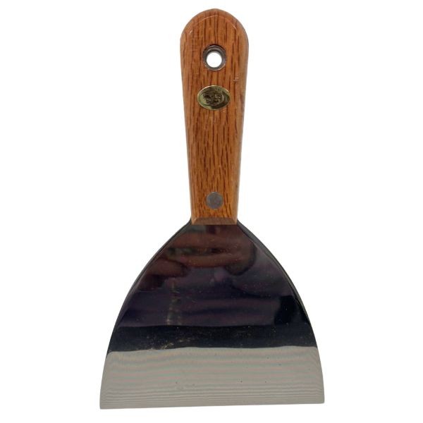 Putty Knife - Dark Stain Wood Handle - 5" Blade - 8" Overall Length - 12 For $24.00