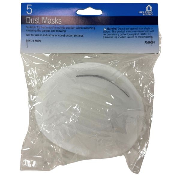 Helping Hands - 5Pack Dust Masks - #GQ39001 - 36Packs For $23.40
