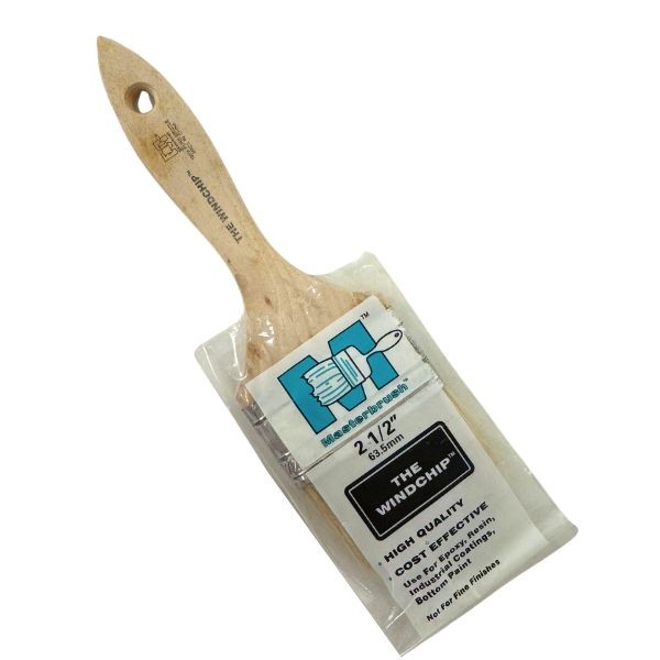 The WindChip - #00044 - MasterBrush - 2.5" Wood Handle - 48 For $28.80
