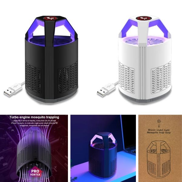 BUG#17 - 7.5" Bionic Violet Mosquito Trap Lamp - Brown Box Packaging - 4 For $30.00