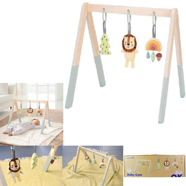 TookyToy - #TJ386 - The Baby Gym - High End Premium Wooden STEM Toys - 3 For $45.00
