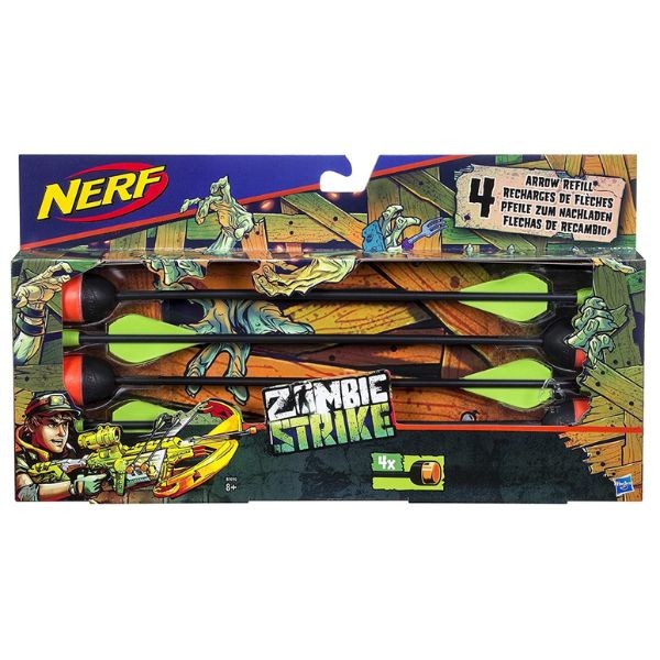 Nerf Products - 4Pack NERF Arrows - Hasbro Gaming - 4Pack of 12" NERF Arrows - 12 Packs For $36.00