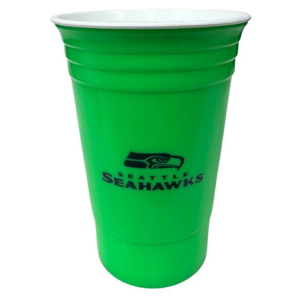 Seattle Seahawks - 16OZ Re-Usable Party Cup - 12 For $24.00 - Wholesale San Francisco 49ers Product - 49ers Merchandise