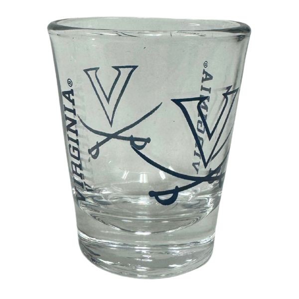 Virginia Cavaliers Glass Shot Glasses - 2OZ Gameday Style - 12 For $30.00 - Virginia Cavaliers
