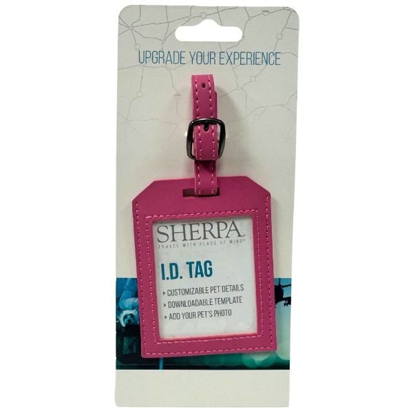 Sherpa Travel Products - Luggage Tag - Adjustable Long Fastener For Use With Pet Carriers - 48 For $31.20