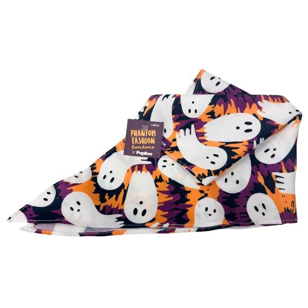 The Pet Bandana - Hey Boo - Phantom Fashion - Get Your Pet In The Halloween Spirit - Hey Boo - 60 For $30.00