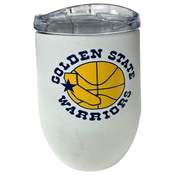 Golden State Warriors 17OZ Wine Tumblers - Vintage Ultra Powder White Stainless Steel - 6 For $30.00 - Golden State Warriors
